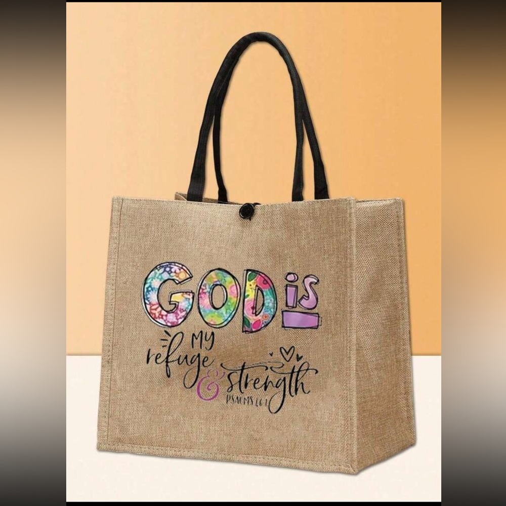 155. God Is My Refuge & Strength Tote